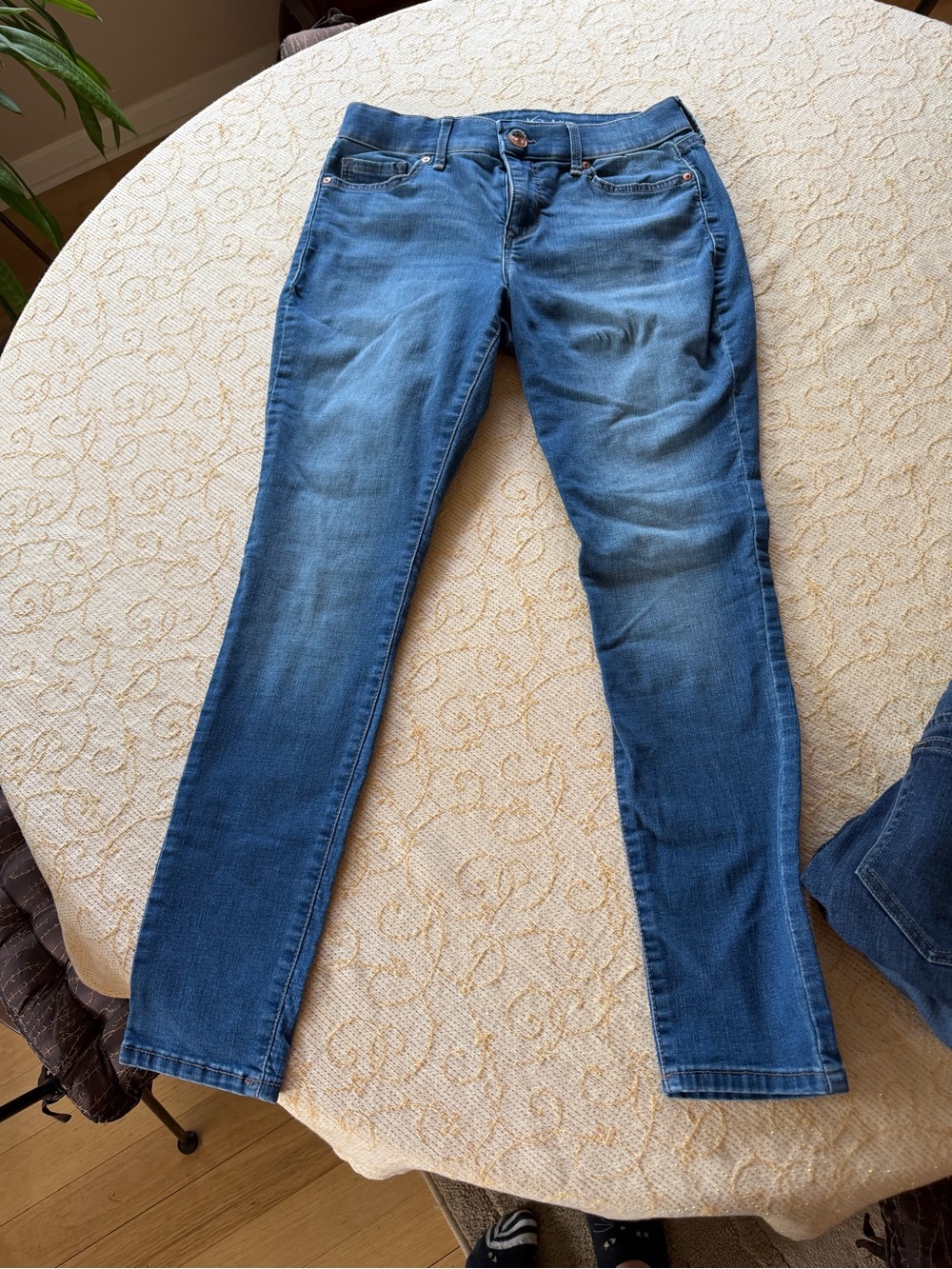 Classic Women's Blue Skinny Jeans